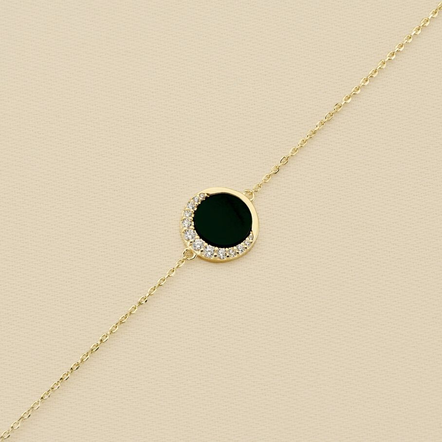 Bracelet souple MOONONYX - Onyx - Bracelets  | Agatha