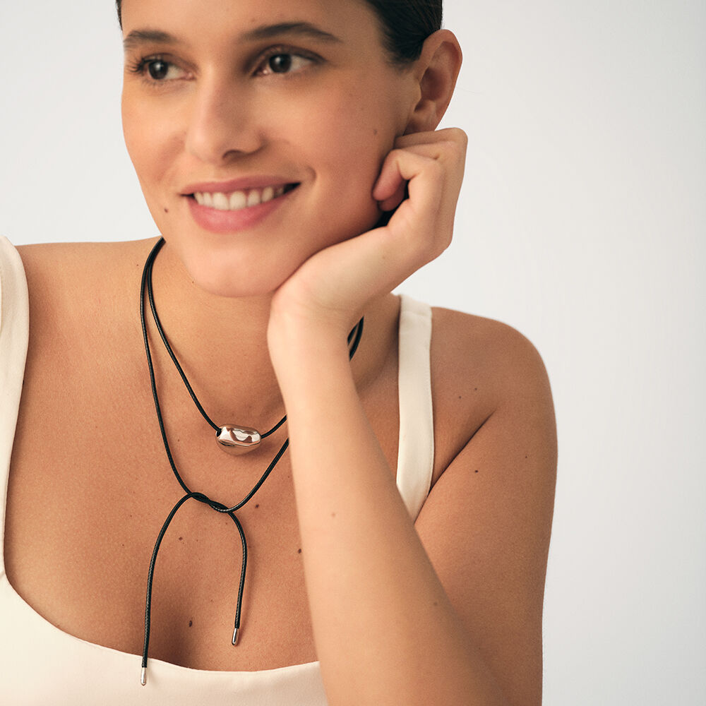 Sautoir ODYSSEE - Noir / Argent&eacute; - Sautoir  | Agatha