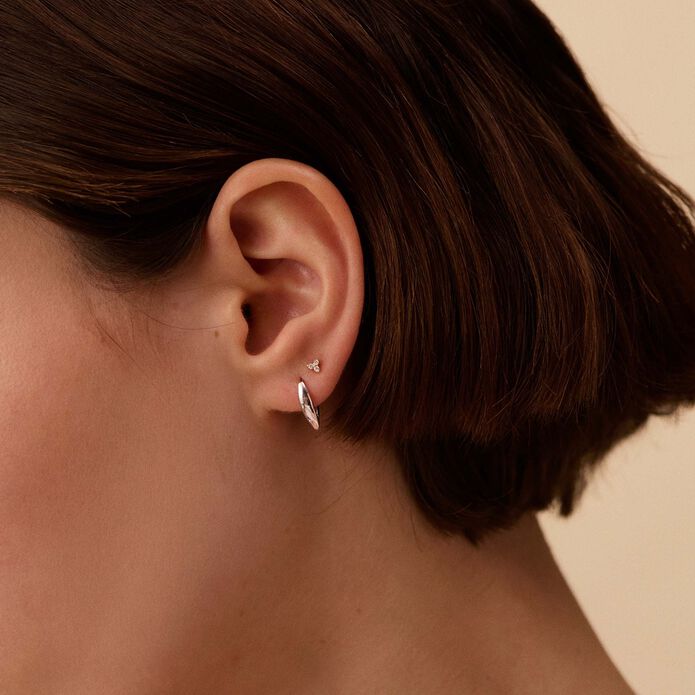 Piercing créole MIX& MATCH - Argenté - Piercings  | Agatha