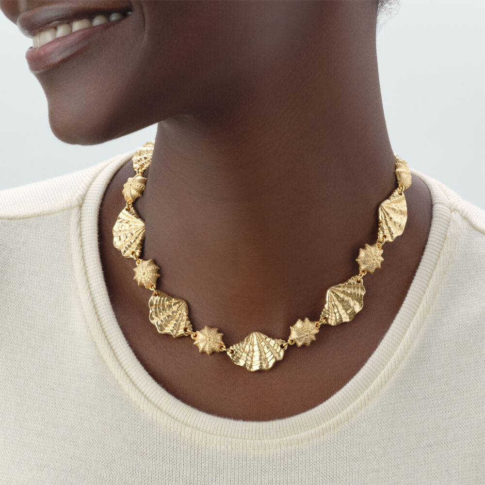 Collier mi-long CALYPSO - Dor&eacute; - Colliers  | Agatha