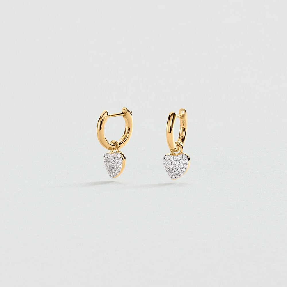 Cr&eacute;oles MONTMARTRE - Cristal / Dor&eacute; - Cr&eacute;oles  | Agatha