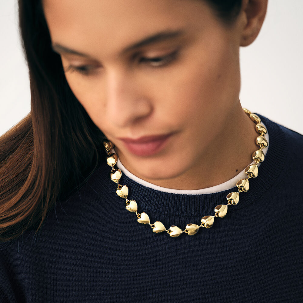 Collier ras du cou DESIREE - Cristal / Doré - Colliers fantaisie  | Agatha