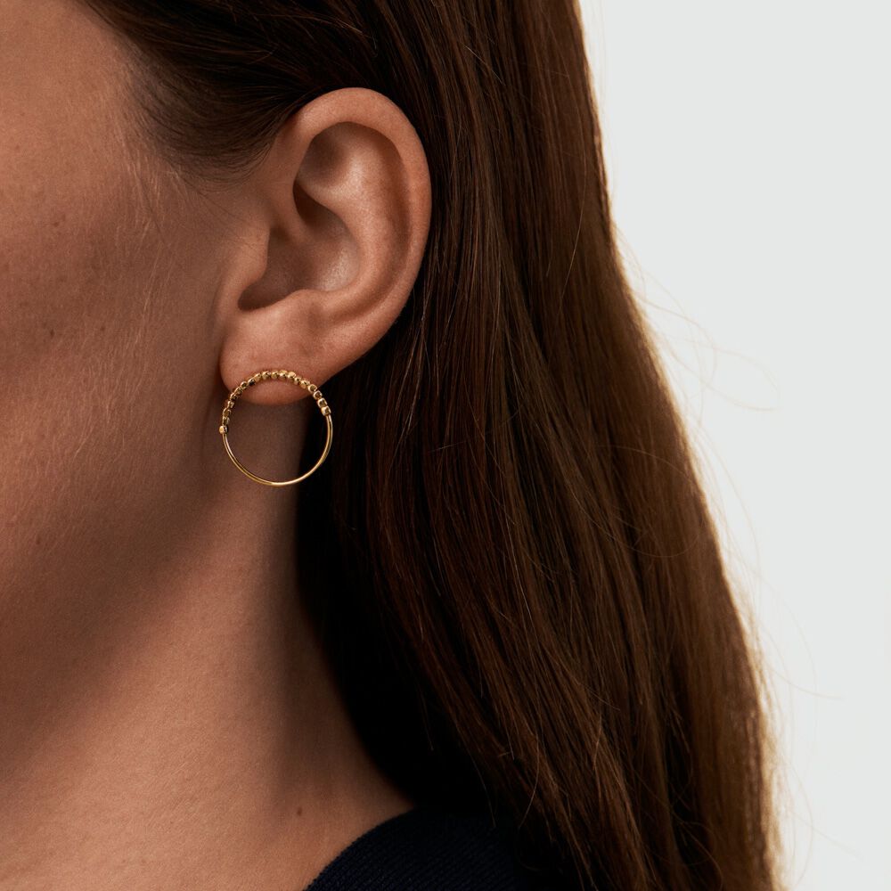 Boucles d'oreilles pendantes CREOBILL - Doré - Boucles d'oreilles fantaisies  | Agatha