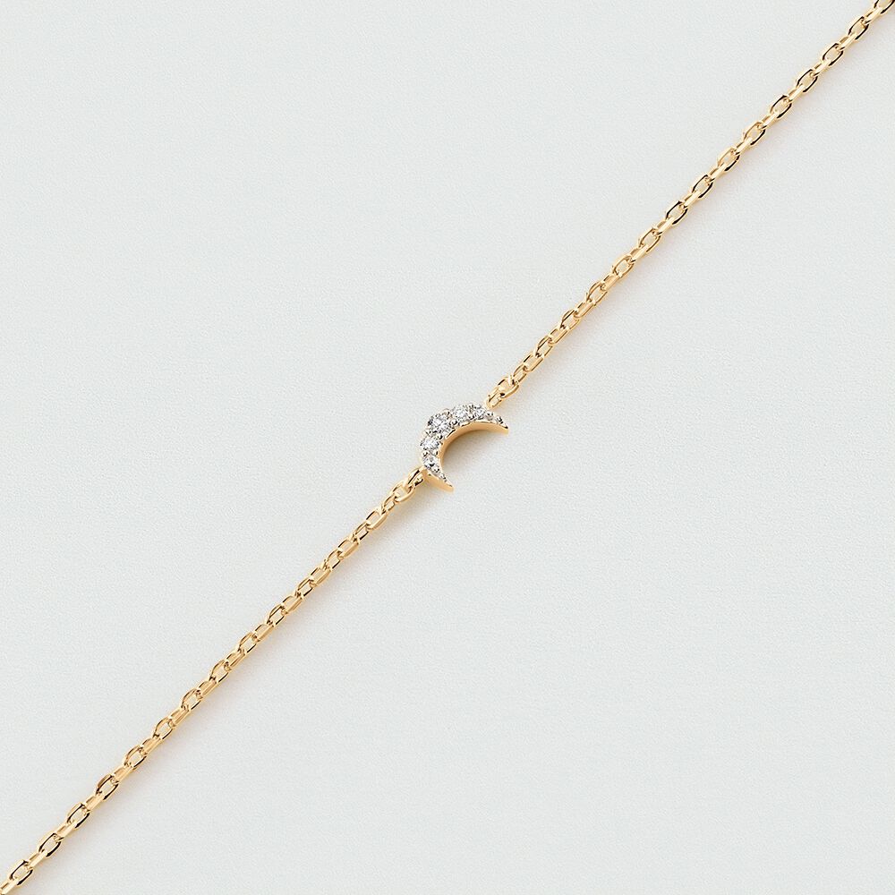 Bracelet souple MAHINA - Cristal / Dor&eacute; - Bracelets fantaisie  | Agatha