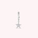 Piercing créole ESTRE - Cristal / Argenté - Piercings  | Agatha