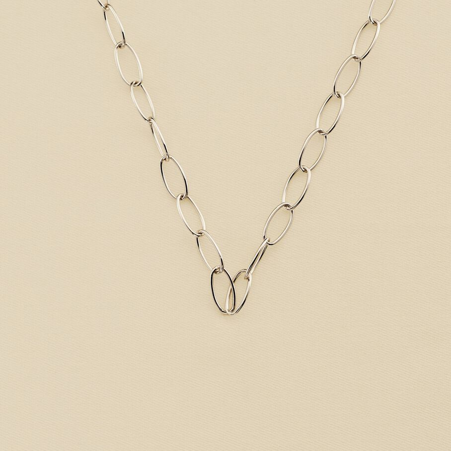 Sautoir CHAIN - Argenté - Colliers  | Agatha