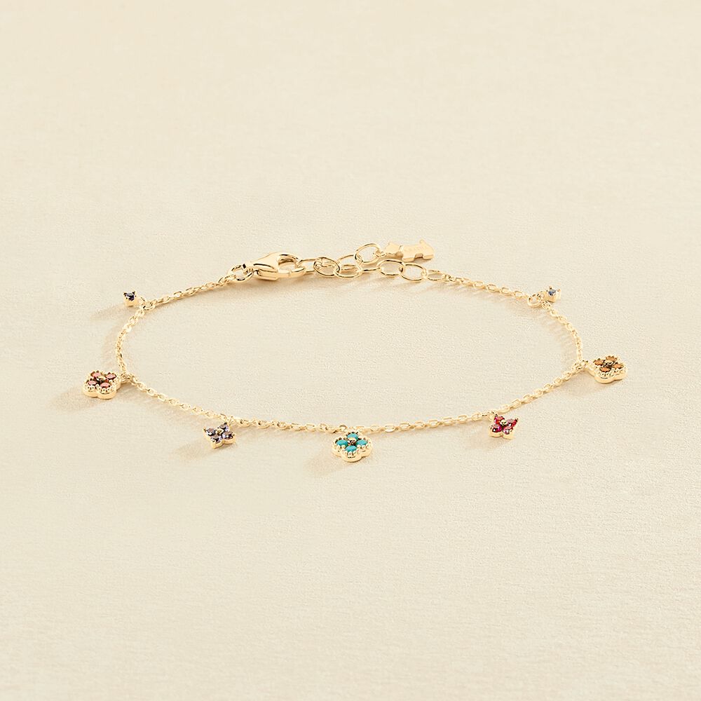 Bracelet souple BELOVED - Multicolore / Doré - Bracelets  | Agatha