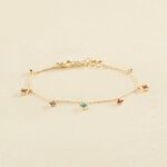 Bracelet souple BELOVED - Multicolore / Doré - Bracelets  | Agatha