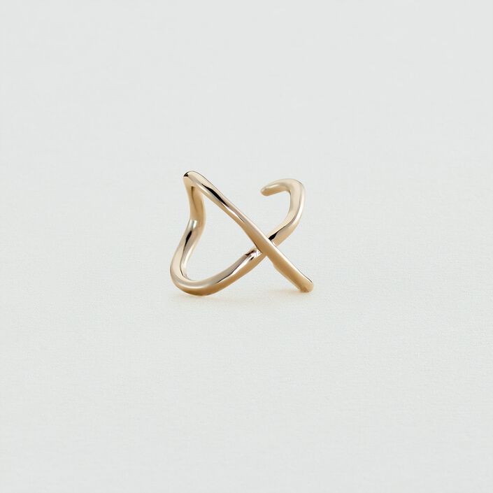 Piercing ear cuff CRUZADO - Argenté - Piercings  | Agatha