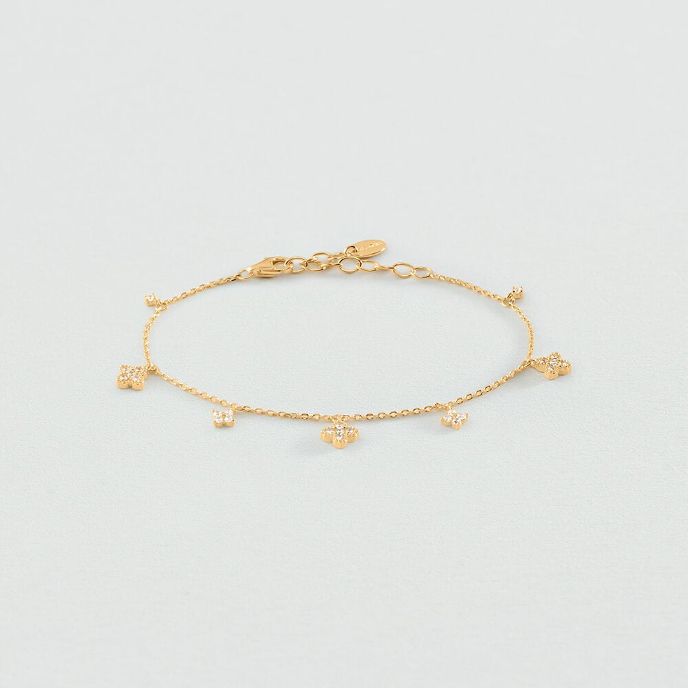 Bracelet souple BELOVED - Cristal / Dor&eacute; - Bracelets souples  | Agatha