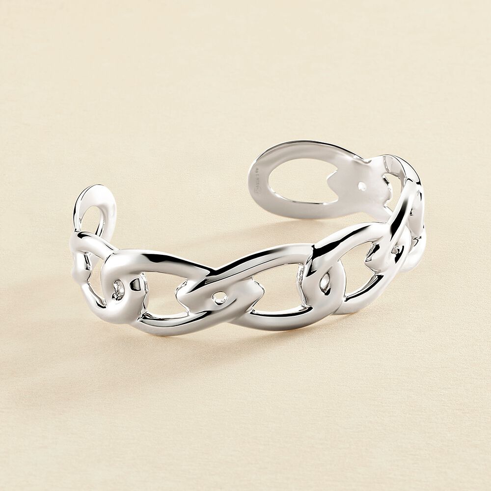 Manchette ICONIQUE - Argenté - Bracelets  | Agatha