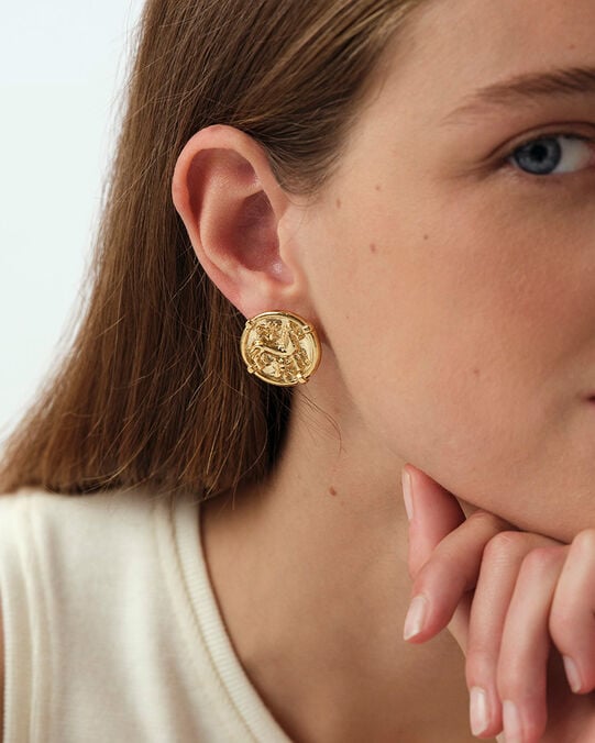 Boucles d'oreilles Renard en cuivre et argent Boucles d'oreilles Renard en cuivre et argent