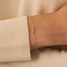 Bracelet souple ETREINTE - Cristal / Argenté - Bracelets  | Agatha