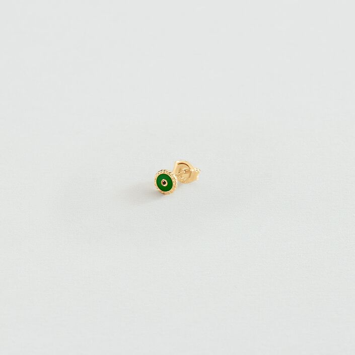 Piercing puce MIX& MATCH - Vert / Doré - Piercings  | Agatha