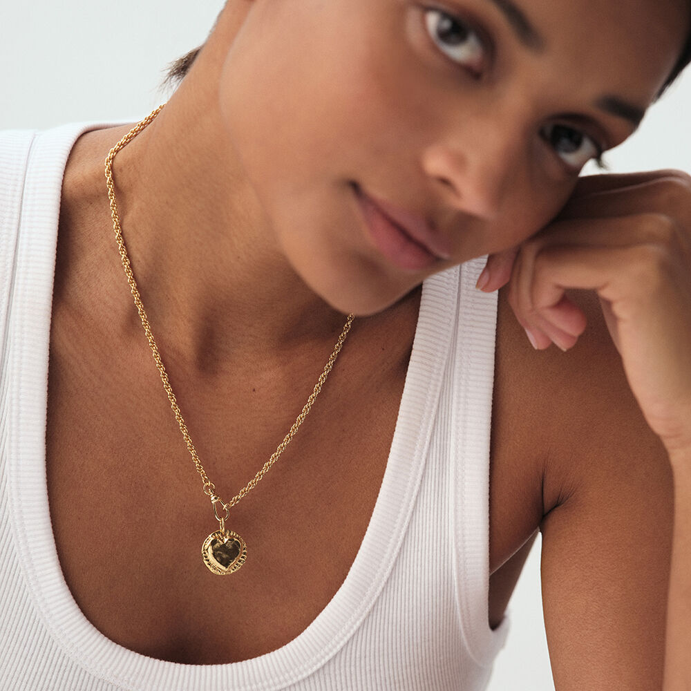 Collier mi-long TALISMANS - Doré - Colliers fantaisie  | Agatha