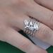 Bague large LEAVES - Cristal / Argenté - Bagues  | Agatha