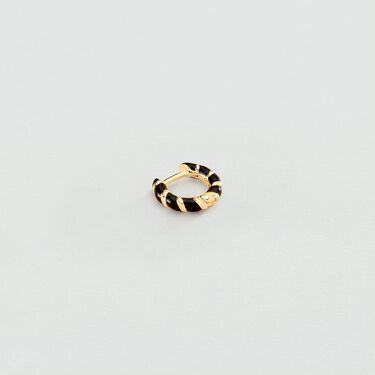 Piercing créole MIX& MATCH - Noir / Doré - Piercings  | Agatha