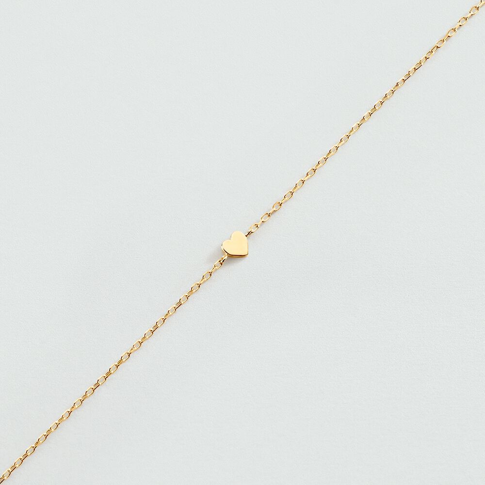Bracelet souple WITH LOVE - Doré - Bracelets fantaisie  | Agatha