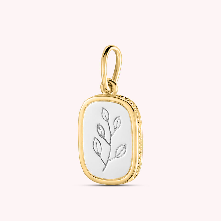 Pendentif BRANCHE - Argenté / Doré - Bijoux  | Agatha