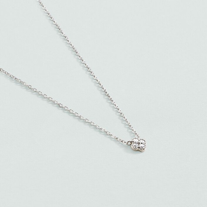 Collier ras du cou BELOVED - Cristal / Argenté - Colliers  | Agatha