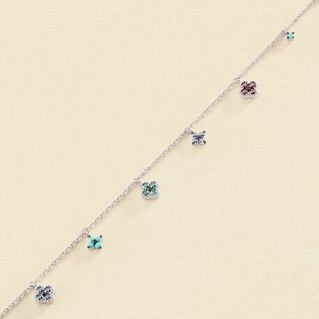 Bracelet souple BELOVED - Multicolore / Argenté - Bracelets  | Agatha