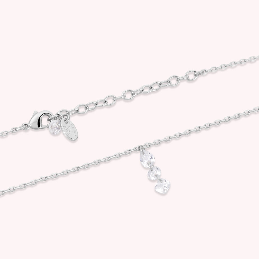 Collier ras du cou PETILLE - Cristal / Argenté - Colliers  | Agatha
