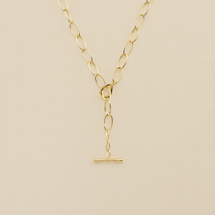 Collier mi-long CHAIN - Doré - Colliers  | Agatha