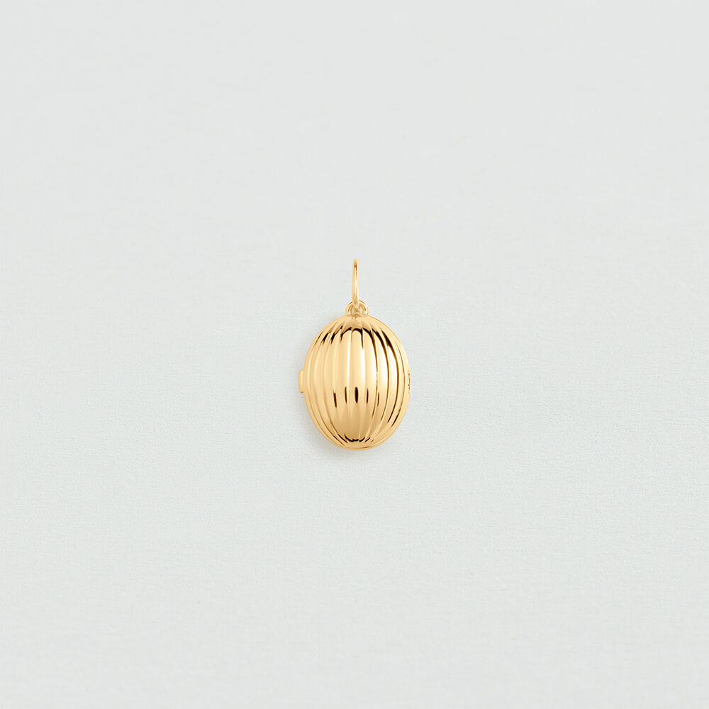 Pendentif M&Eacute;DAILLON STRI&Eacute; - Dor&eacute; - Nouveaut&eacute;s  | Agatha
