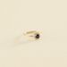 Bague fine IMPERIAL - Noir / Doré - Bagues  | Agatha