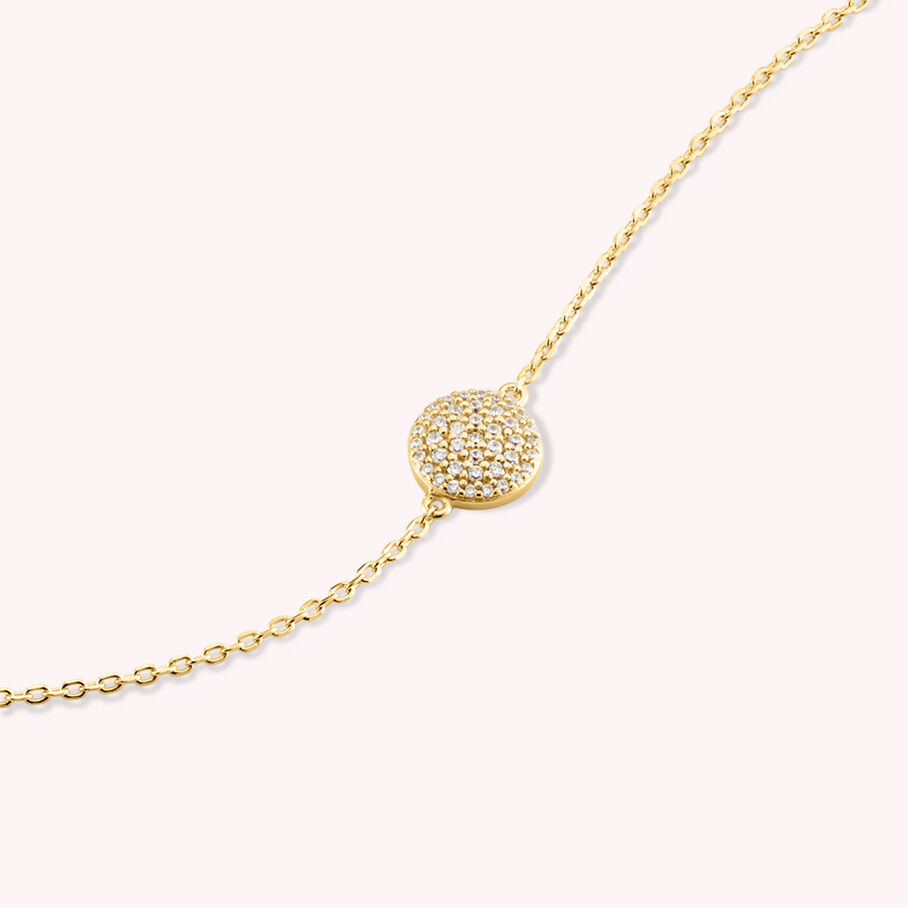 Bracelet souple CRISTAL - Cristal / Doré - Bracelets  | Agatha