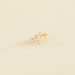 Piercing puce LIBELULA - Cristal / Doré - Piercings  | Agatha