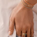 Bague fine ATMA - Nacre /rose - Bagues  | Agatha