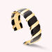 Manchette SESHA - Noir / Doré - Bracelets  | Agatha