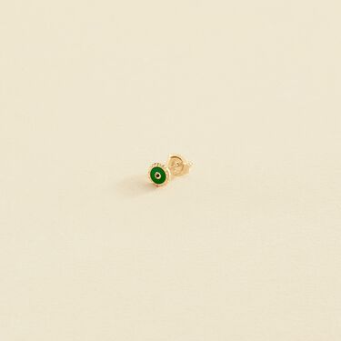 Piercing puce MIX& MATCH - Vert / Doré - Piercings  | Agatha