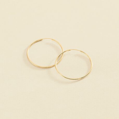 Créoles CREOLA - Doré - Boucles d'oreilles  | Agatha