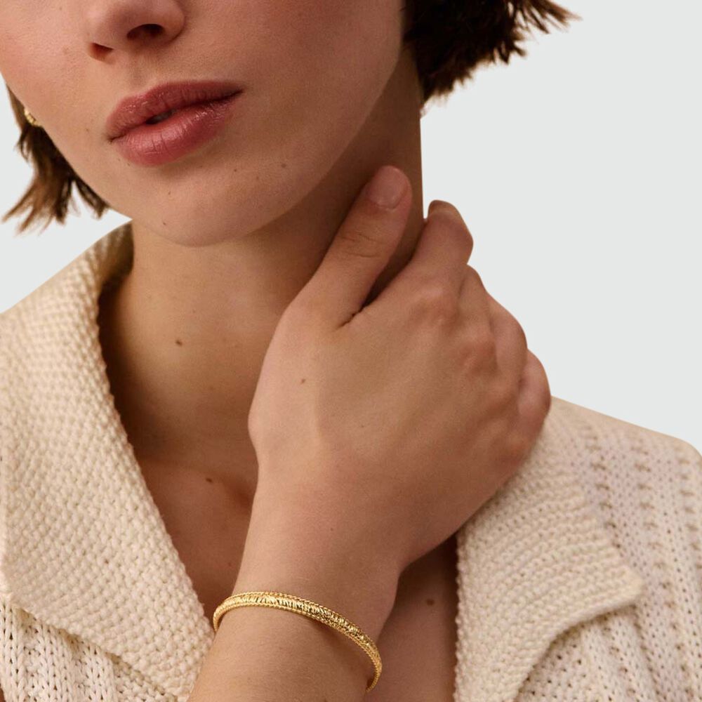 Jonc TRESSE - Doré - Bracelets fantaisie  | Agatha