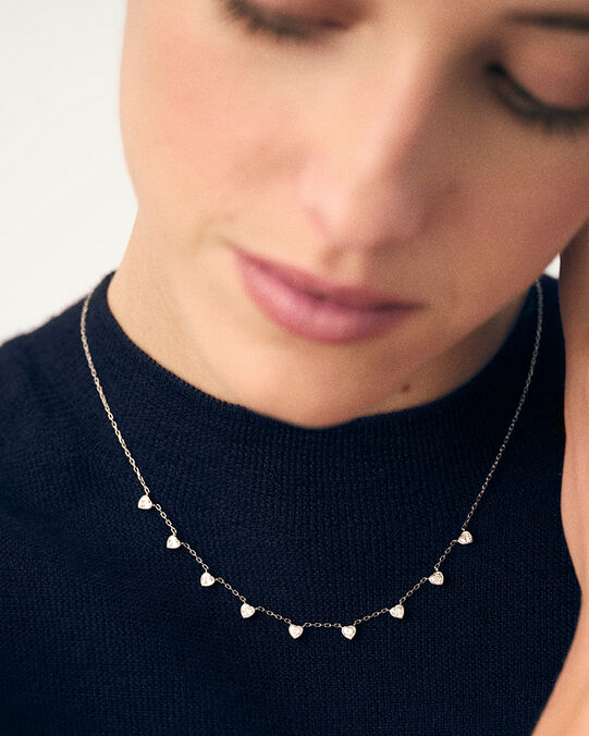 Collier ras du cou ADOREE - Cristal / Argenté - Colliers fantaisie  | Agatha Collier ras du cou ADOREE - Cristal / Argenté - Colliers fantaisie  | Agatha