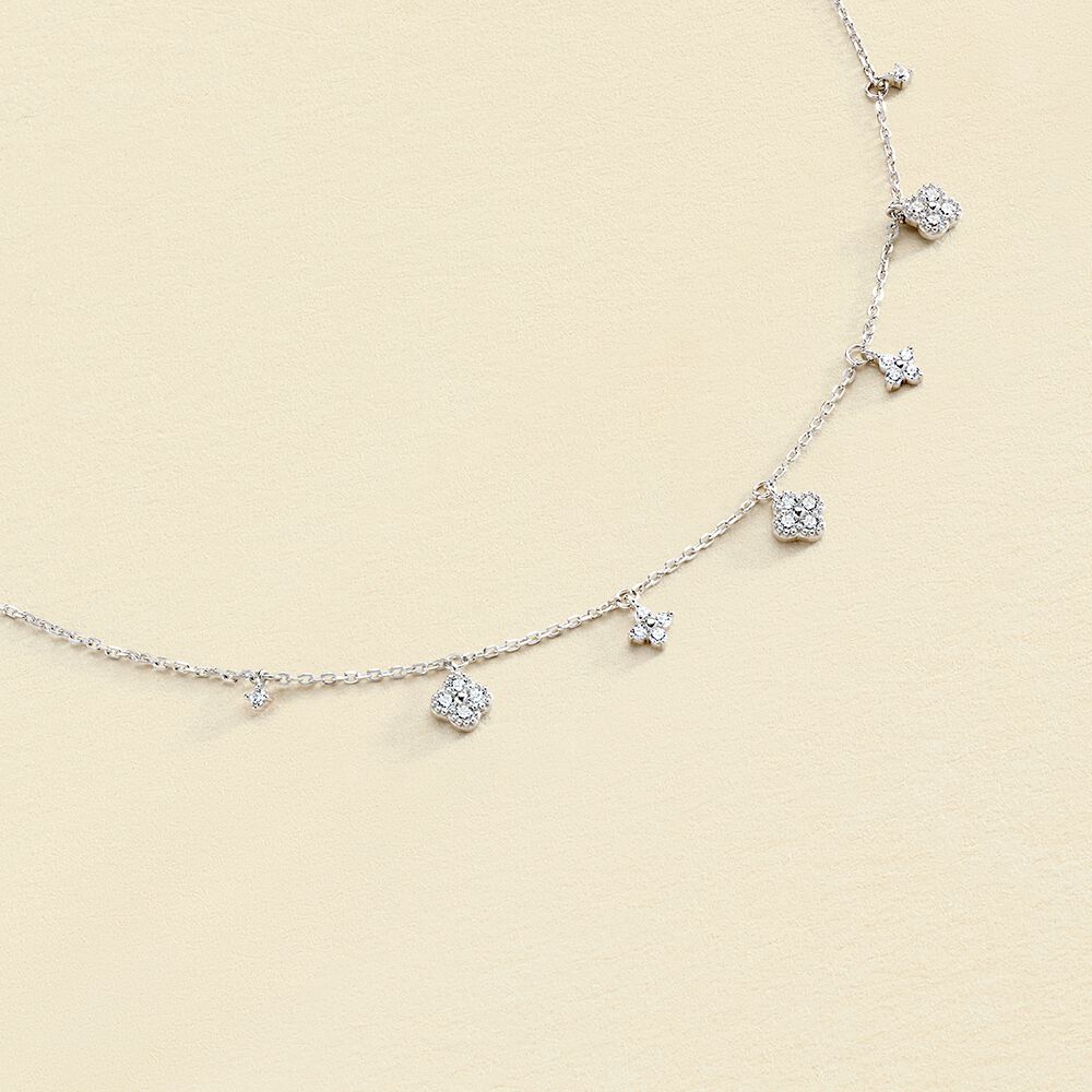 Collier ras du cou BELOVED - Cristal / Argenté
