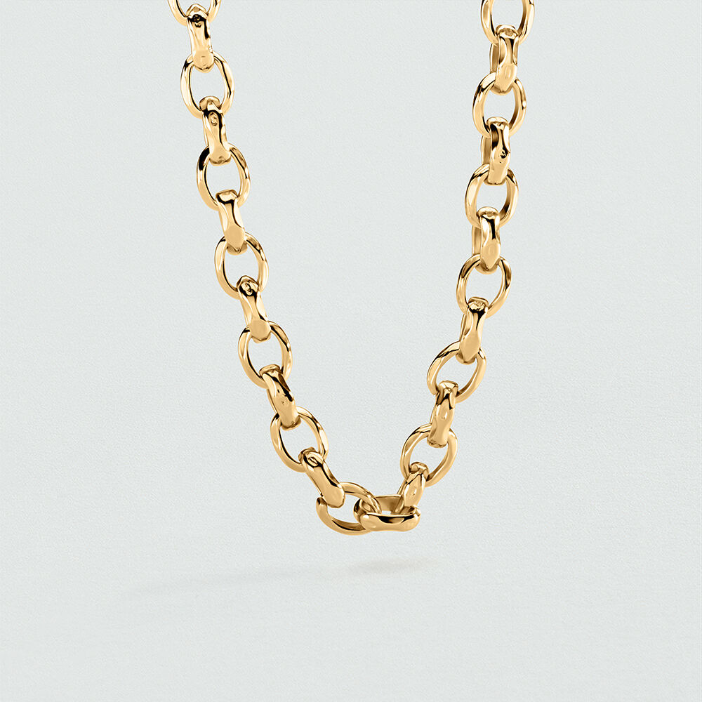 Collier ras du cou MAILLE MARTELÉE - Doré - Colliers fantaisie  | Agatha