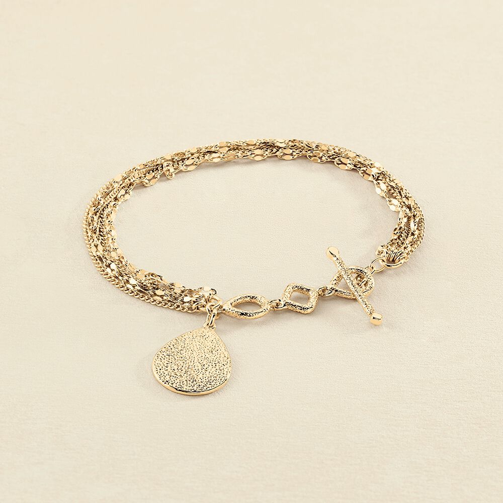 Bracelet souple NEBET - Doré - Bracelets  | Agatha