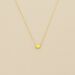 Collier ras du cou ATMA - Amazonite/ jaune - Colliers  | Agatha