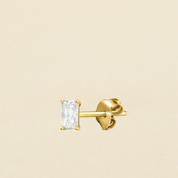 Piercing puce EMERALD - Cristal / Doré - Piercings  | Agatha