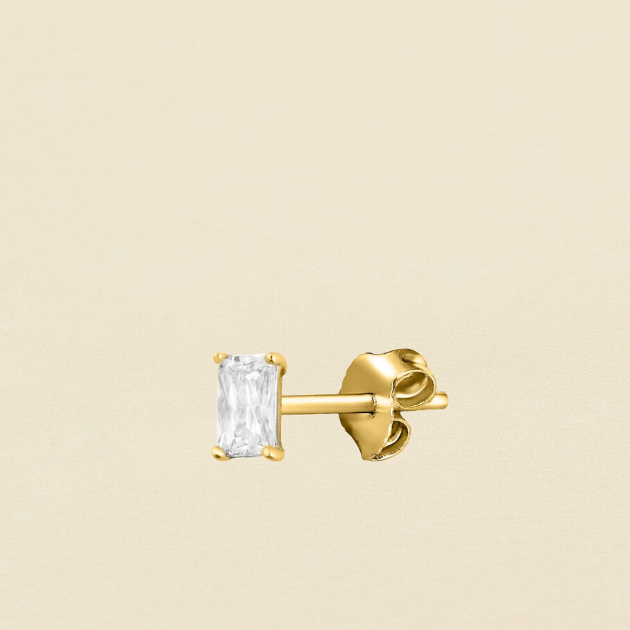 Piercing puce EMERALD - Cristal / Doré - Piercings  | Agatha