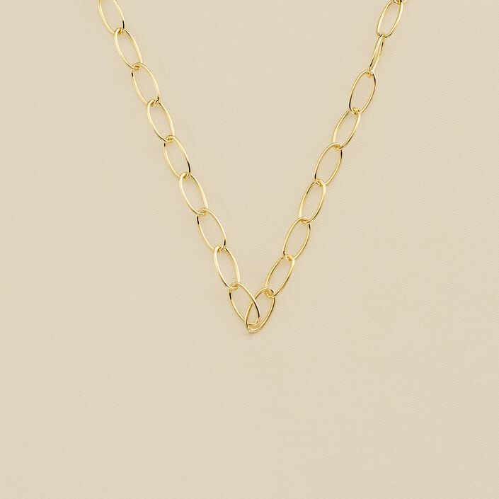 Collier mi-long CHAIN - Doré - Colliers  | Agatha