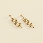 Boucles d'oreilles pendantes MINUIT - Doré - Boucles d'oreilles  | Agatha