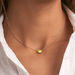 Collier ras du cou ATMA - Amazonite/ jaune - Colliers  | Agatha