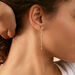 Boucles d'oreilles pendantes NEITH - Vert / Doré - Boucles d'oreilles  | Agatha