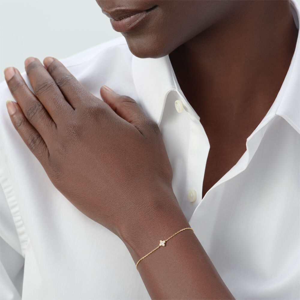 Bracelet souple BELOVED - Cristal / Dor&eacute; - Bracelets souples  | Agatha