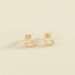 Créoles BELOVED - Cristal / Doré - Boucles d'oreilles  | Agatha