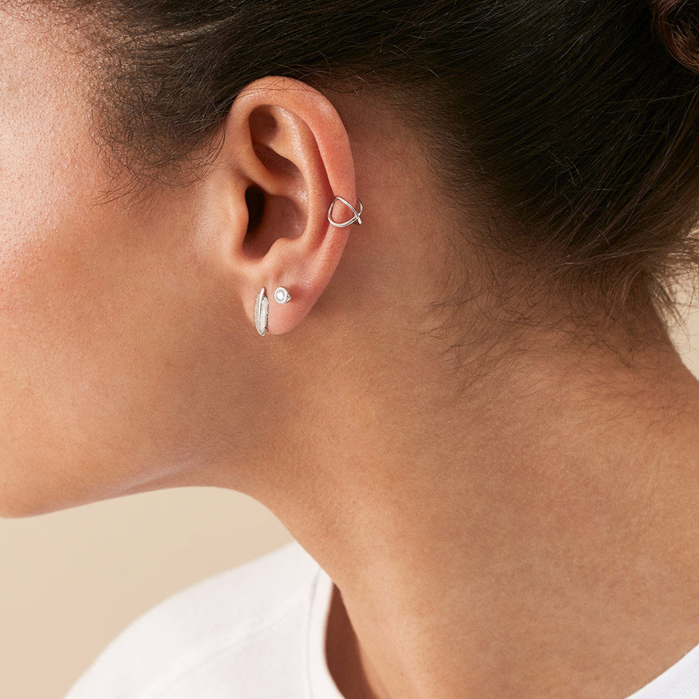 Piercing puce GRAINETTI - Cristal / Argenté - Piercings  | Agatha